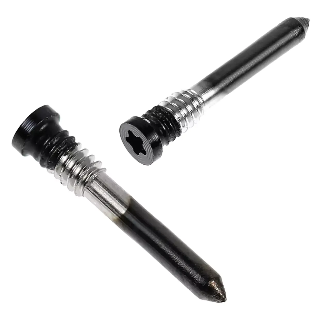 Tornillos Inferiores de Repuesto para iPhone 15 15 Plus 15 Pro 15 Pro Max - Negro