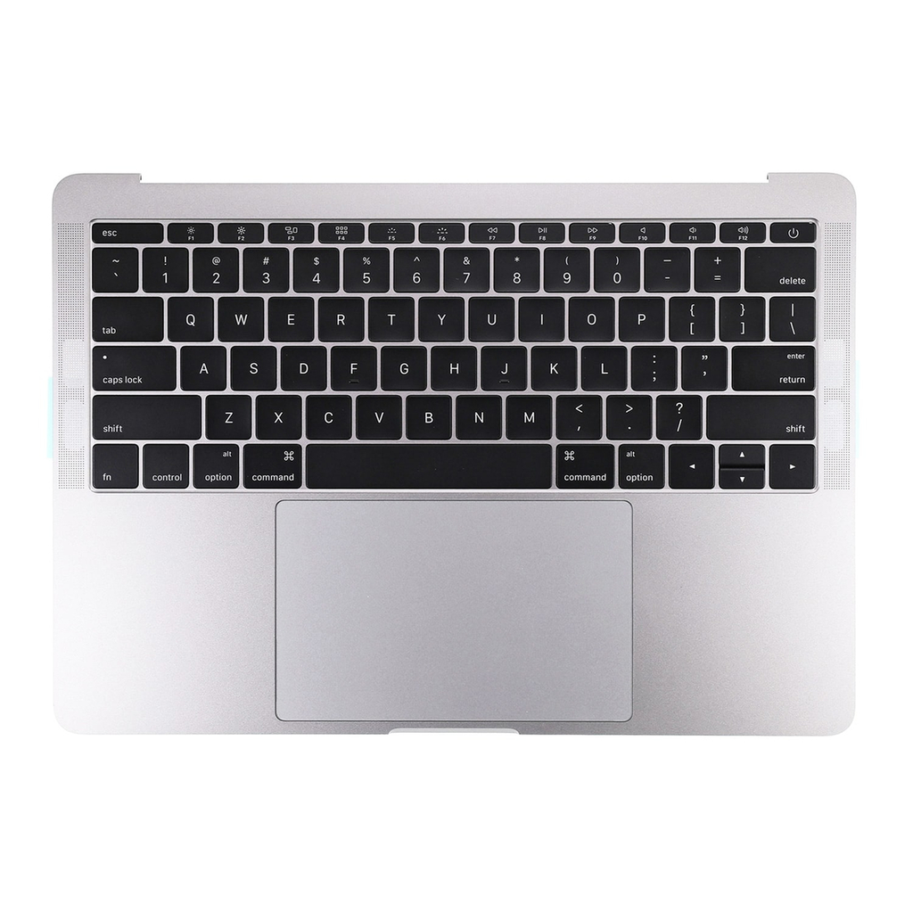 Silver Top Case with US English Keyboard for Macbook Pro 13" A1708 (Late 2016-Mid 2017)