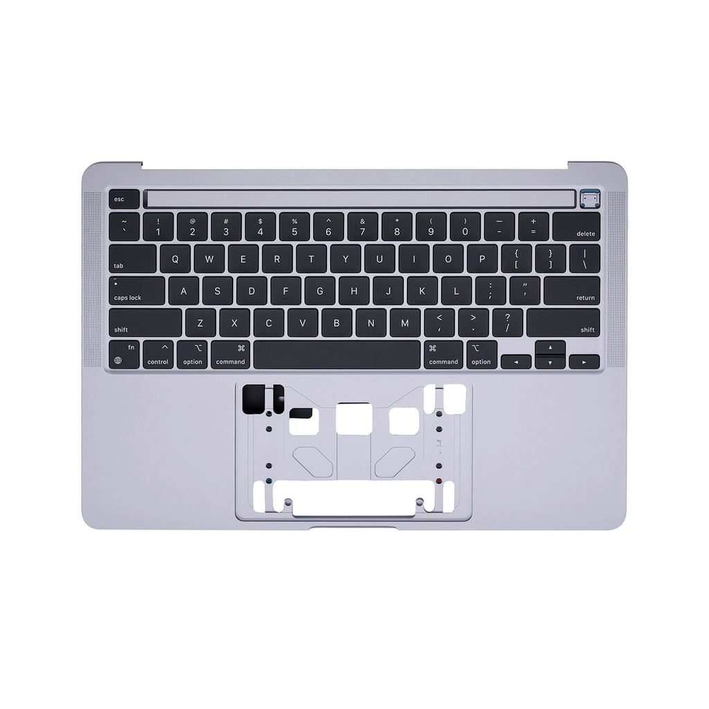 Carcasa superior gris con teclado para MacBook Pro 13" M1 A2338 (finales de 2020)