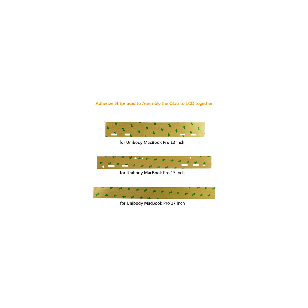 Tiras adhesivas 3M para MacBook Pro Unibody de 15"