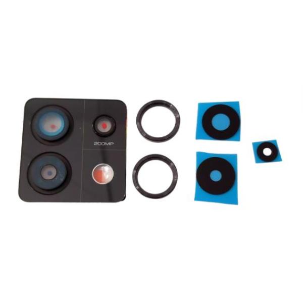 Rear Camera Trim and Lens for Xiaomi Redmi Note 13 Pro 5G 2312DRA50C - Black