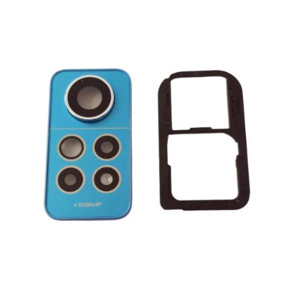 Rear Camera Trim and Lens for Xiaomi Redmi Note 12 Pro 4G - Dark Blue