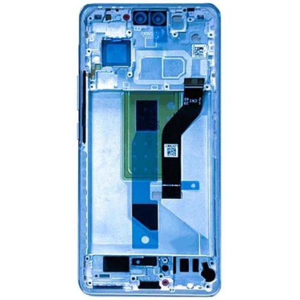 Full Screen with Frame for Xiaomi 13 Lite - Blue - Premium Quality