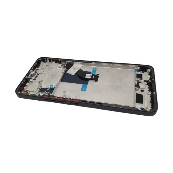 Full Screen with Frame for Xiaomi 12 Lite 2203129G - Black - Oled Quality