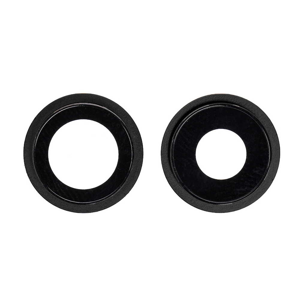 Replacement for iPhone 12/12 Mini Rear Camera Support with Lens - Black