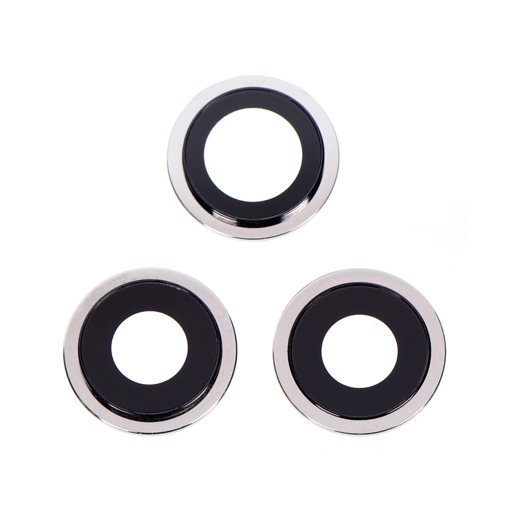 Replacement for iPhone 12 Pro Max Rear Camera Holder with Lens - Silver