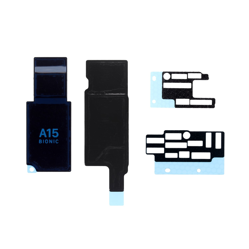 Reemplazo para iPhone 13 Cubierta de Blindaje de Placa Base y Aislante en Línea (4 piezas/juego)