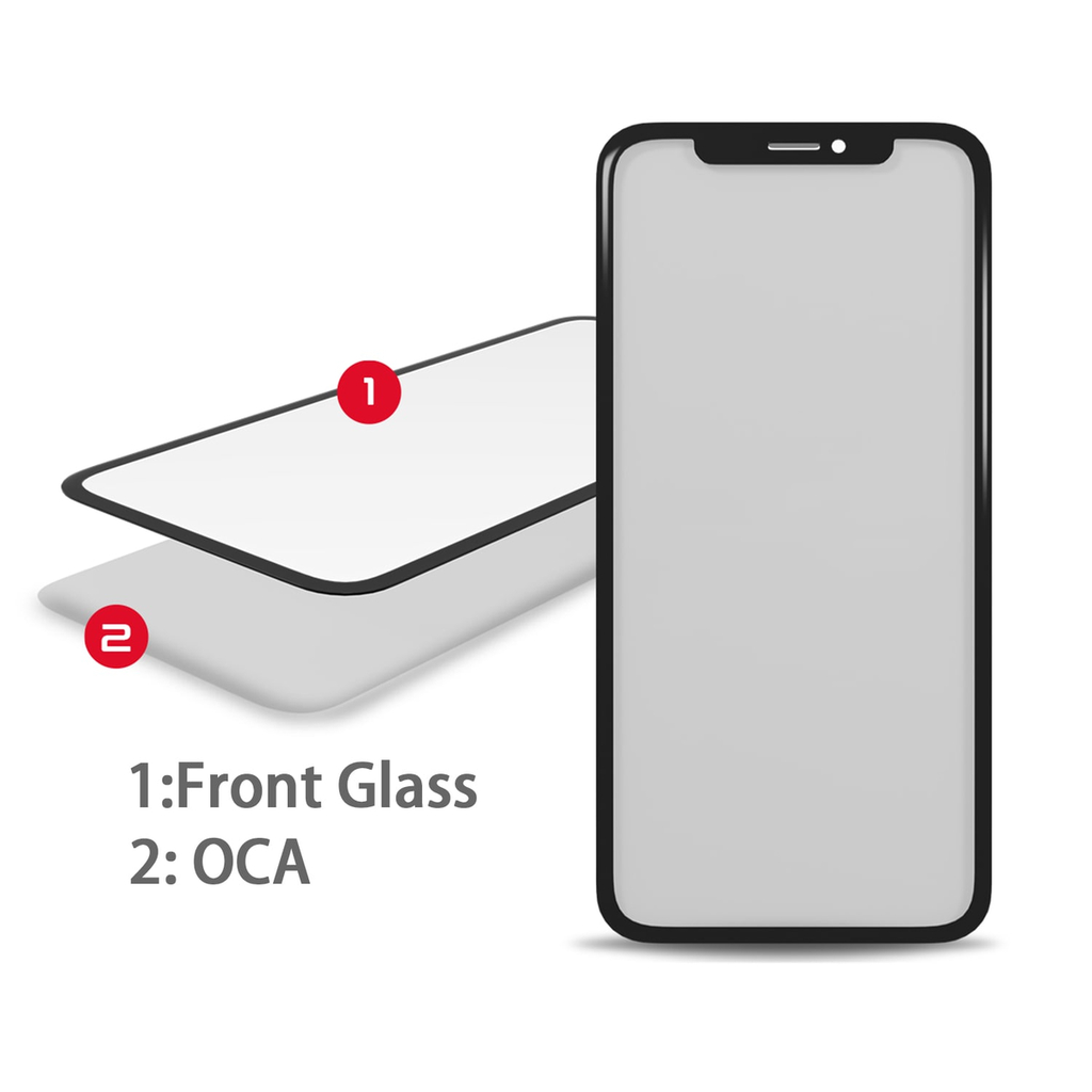 Replacement Front Glass for iPhone 13 Pro Max with OCA Pre-Installed