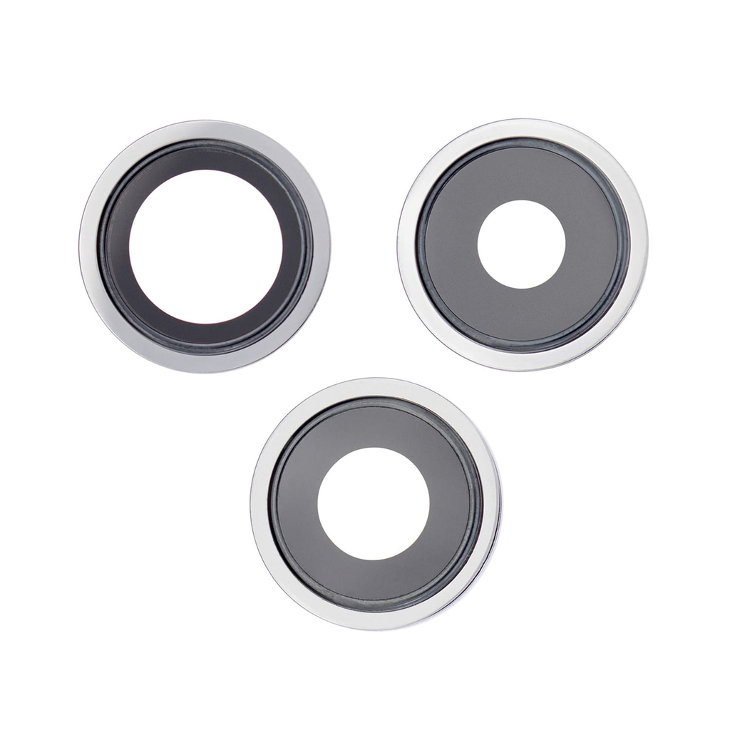 Reemplazo para iPhone 13 Pro/13 Pro Max Soporte de Cámara Trasera con Lente - Plata
