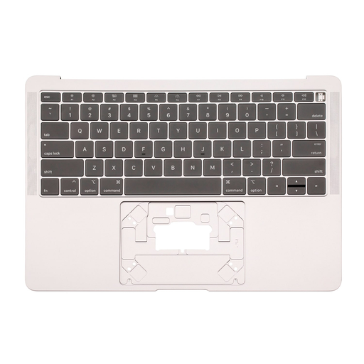 Silver Top Case with Keyboard for MacBook Air A1932 (Late 2018 - Mid 2019)
