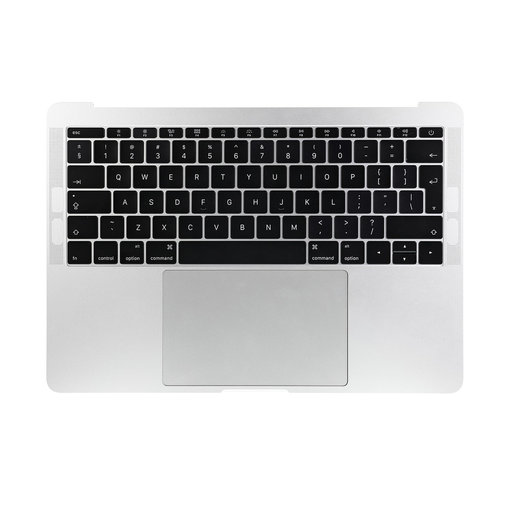 Carcasa superior plateada con teclado en inglés británico para Macbook Pro 13" A1708 (finales de 2016-mediados de 2017)
