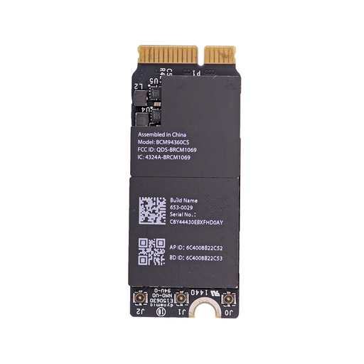 Tarjeta WiFi/Bluetooth #BCM943602CS para MacBook Pro Retina A1398 A1502 (principios de 2015-mediados de 2015)
