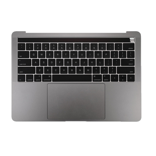 Conjunto de carcasa superior gris espacial (inglés de EE. UU.) para Macbook Pro 13" Touch A1706 (finales de 2016-mediados de 2017)