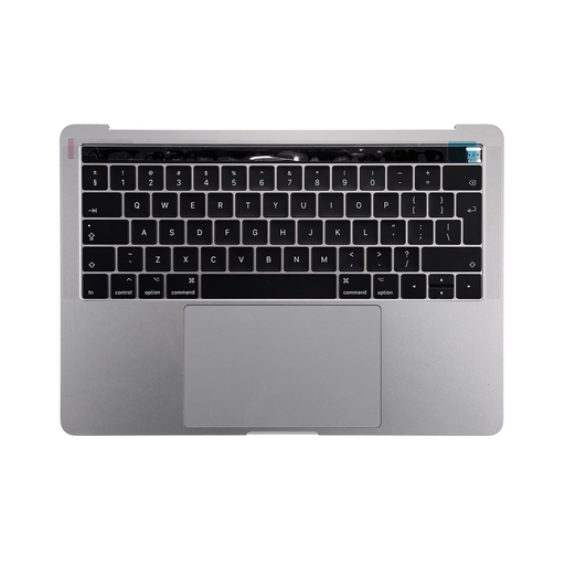 Conjunto de carcasa superior gris espacial (inglés británico) para Macbook Pro 13" Touch A1706 (finales de 2016-mediados de 2017)