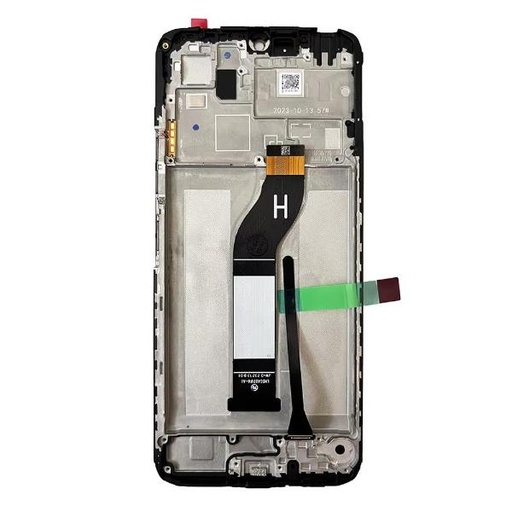 Pantalla Completa con Marco para Xiaomi Redmi 13C 5G, Poco M6 5G - Negra