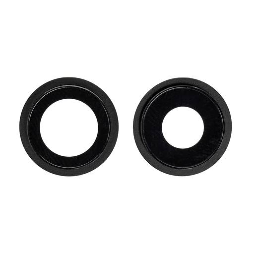 Repuesto para Soporte de Cámara Trasera iPhone 12/12 Mini con Lente - Negro